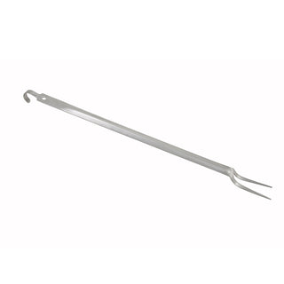21' Basting Fork w/Hook by Winco – Stainless Steel, Silver, Model BHKF-21