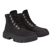Women's Greyfield Leather Boot by Timberland – 8, nubuck, Black