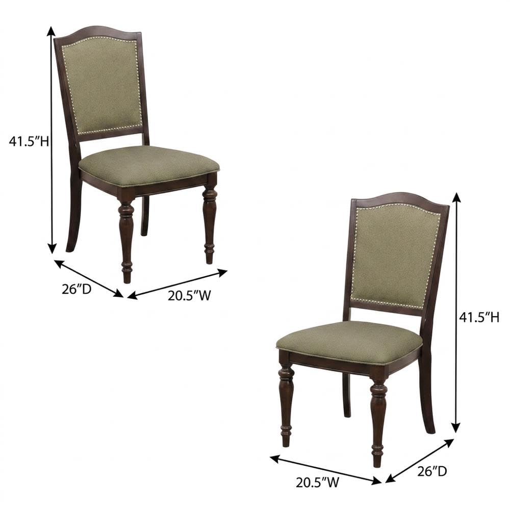 Asian Hardwood Dining Side Chairs Set of by Starlight Canyon Home – Asian Hardwood, Brown, Pack of 2