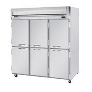 Beverage-Air HFPS3-5HS Horizon Series Three Section Solid Half Door Reach-In Freezer 74 cu.ft. Capacity Stainless Steel Exterior and by Beverage Air – Model HFPS35HS