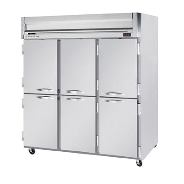 Beverage-Air HFPS3-5HS Horizon Series Three Section Solid Half Door Reach-In Freezer 74 cu.ft. Capacity Stainless Steel Exterior and by Beverage Air – Model HFPS35HS