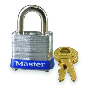 Keyed Padlock by Master Lock – Alloy Steel, Silver, Model 7KA