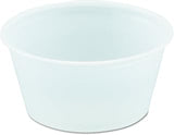 DART SOLO Cup Company DCC B200N-0100 Polystyrene Portion Cup, 2oz Capacity, Translucent, Polystyrene, 2 fl. oz. Capacity (Pack of 2500)