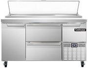 CPA60-D Two Section Pizza Prep Table, 60" W, With Drawers