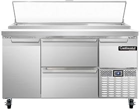 CPA60-D Two Section Pizza Prep Table, 60" W, With Drawers
