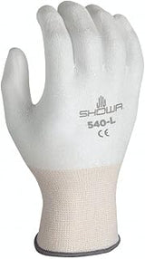 SHOWA 540 Polyurethane Palm Coated A2 Cut Resistant Safety Glove with HPPE Liner, 13-Gauge, for Vending Machines, XX-Large (12 Pair)