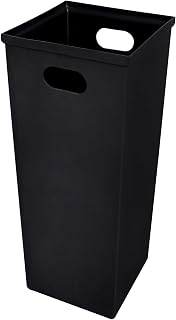 Replacement Rigid Liner for Ex-Cell Kaiser 18 Gallon Kaleidoscope and Black Tie Trash Cans | Black