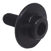Hexagonal S.Flat Bolt M6X by Makita – Stainless Steel, Black, Model 266733-9