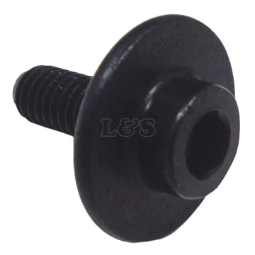 Hexagonal S.Flat Bolt M6X by Makita – Stainless Steel, Black, Model 266733-9