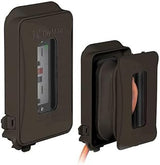 Hubbell TayMac 1-Gang Weatherproof In-Use Outdoor Outlet Cover, 16-in-1, Bronze