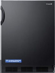 ACCUCOLD 24" Wide Refrigerator, Black - FF7BK