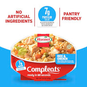 HORMEL COMPLEATS Rice & Chicken / 7.5 Ounce (Pack of 7) / 1 Seasoned Rice