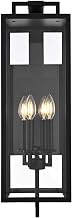 Jairo Four Light Outdoor Wall Sconce Black