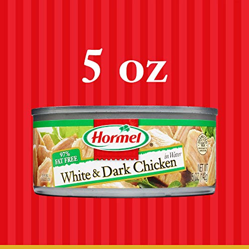 Hormel White & Dark Chicken / 5 Ounce (Pack of 12) / 96 Chicken