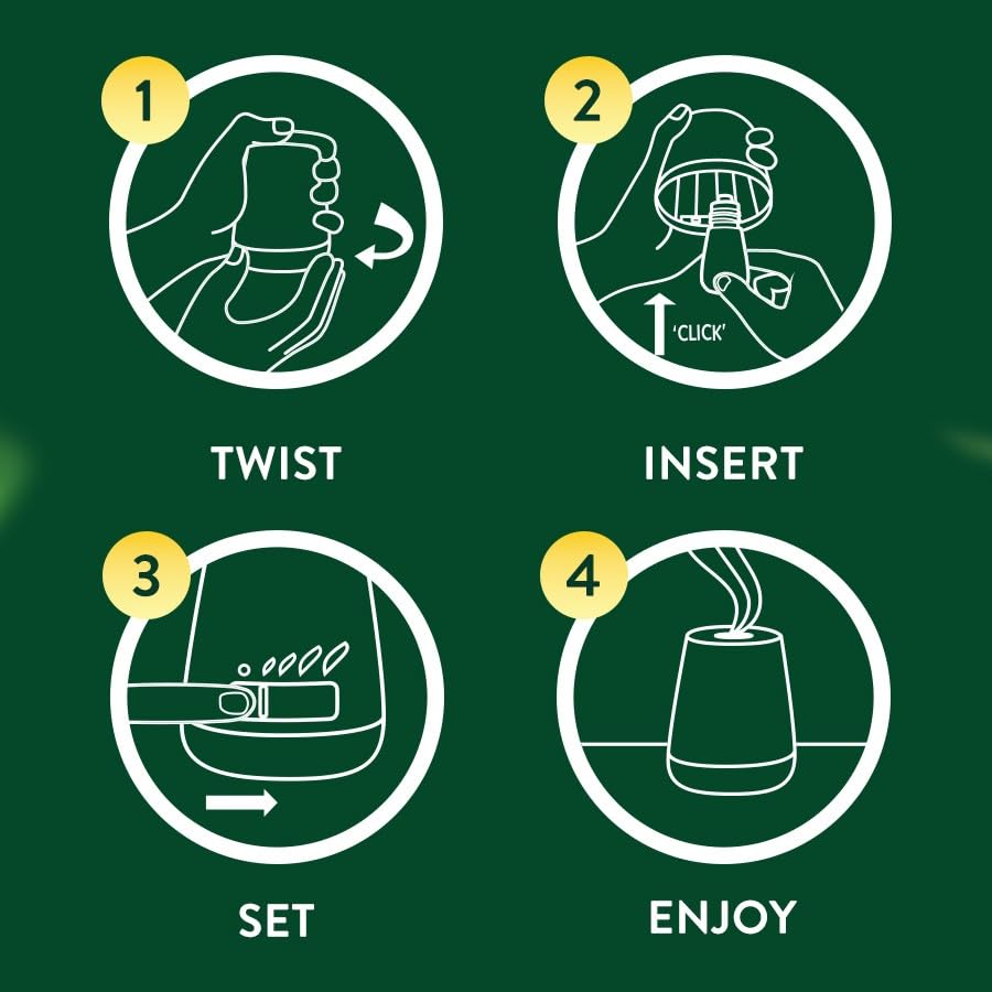 Essential Mist Starter Kit (Diffuser + Refill) by Air Wick – Pack of 3, 20.0 milliliters, Plastic, Black, Pack of 3