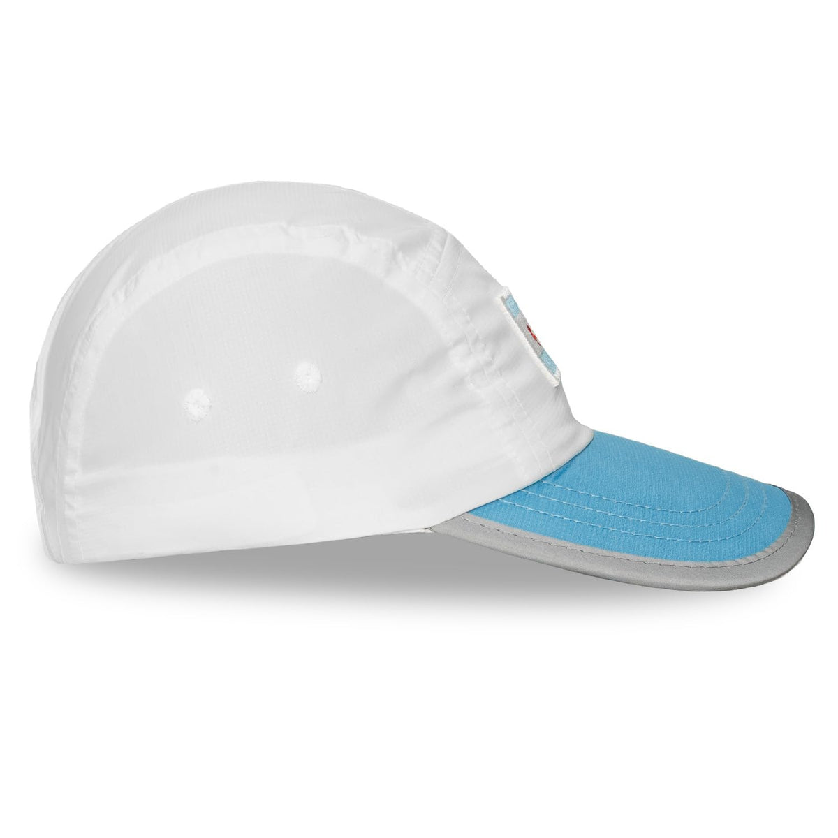 Run The World Collection Running Hat by Headsweats – Polyester, White/Chicago