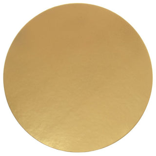 Gold Round Cake Boards High-Gloss - 8" Dia 100 per Case