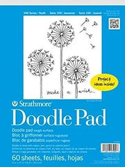 Strathmore 100 Series Tape Bound Youth Doodle Pad, 9 X 12 inches, 60 Sheets (27-009)