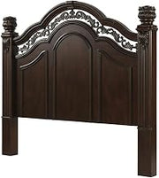 Starlight Canyon Home Cognac Headboard King Size with Solid, Manufactured Wood Construction, Traditional Style, Durable Poplar, Rubberwood Frame for Bedroom
