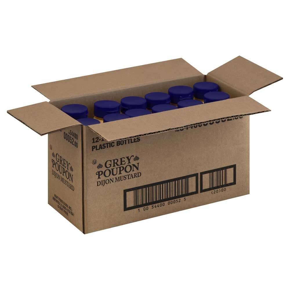 Grey Poupon Dijon Mustard Squeeze 12 Case 10 Ounce by Kraft – Pack of 12