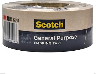 3M 24-Rolls of 1.88" x 60 Yds 2050-48MP Scotch Greener Tan General Purpose Masking Tape