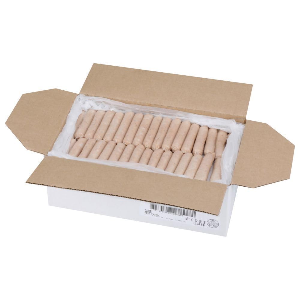 Jimmy Dean Regular Pure Pork Sausage Raw Links by Sara Lee – 1 ounce, Pack of 192