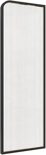 Translucent s Urinal Partit Wall Divider - Tempered for Bathroom, Detive Toilet Separat Panel, Brushed Black ium h, Slish Room Dividers