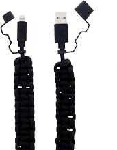 Scipio Lightning Paracord Cable STPARAMFI 2ft Phone Charger Braided Lightning Cable Cell Phone Tactical Charger Cable Cord Compatible w iPhone