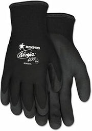MCR Safety Ninja Ice Gloves, Black, Large