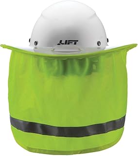 LIFT SAFETY Radix Sunshade | Safety Helmet Shade | Construction Heat Protection Accessory