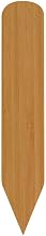 HUBERT Wood-Look Plastic Double-Sided Stick-Style Write On Wipe Off Sign Pick - 1 1/16" L x 5 7/8" H