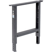 Adjustable Height Workbench C-Channel Leg by Global Industrial – 30"L x 72"W x 3"H, Steel, Black, Model 183991BK