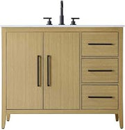 Elegant Kitchen and Bath 42" Single Bathroom Vanity in Honey Brown