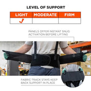 Ergodyne Black / Medium (Pack of 1) / Elastic Back Support Brace Back Braces