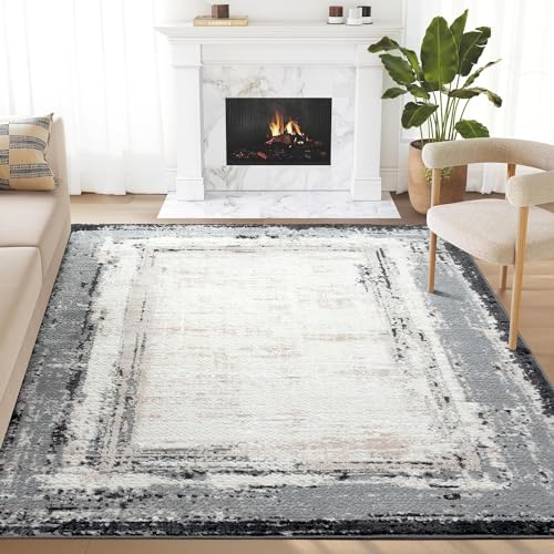 Abani 8' x 10' (Rectangular) / Cream / Modern Area Rugs