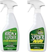 STAR BRITE Spider & Bird Stain Remover + Spider Away Spray - Quickly Clean Up & Safely Repel