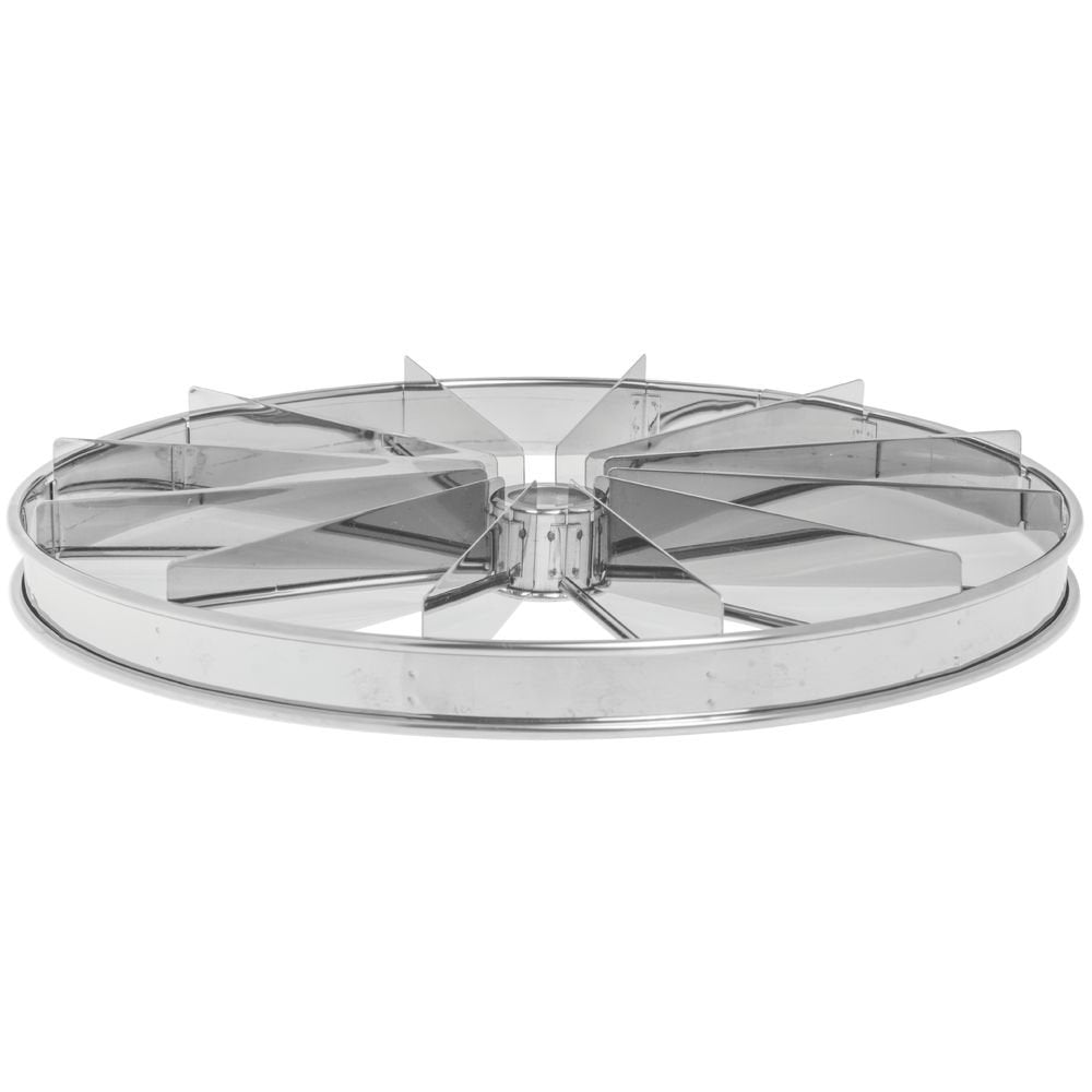 Thermohauser Round Stainless Steel 12-Slice Cake Marker - 13"Dia by THERMOHAUSER OF AMERICA INC – 13 inches, Stainless Steel, Silver, Model 4013528109427