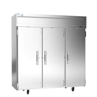 Elite VEFSA-3D-SD-HC Three Section Freezer with Solid Doors by VICTORY – Commercial Grade