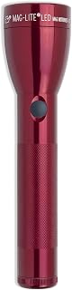 MagLite ML50L 2-Cell C LED Flashlight, Adjustable Beam, High & Low Modes, Water-Resistant - Red