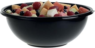Sabert 92160A50 FreshPack Black 160 oz Bowl - 50 / CS