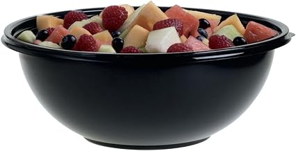92160A50 FreshPack Black 160 oz Bowl - 50 / CS