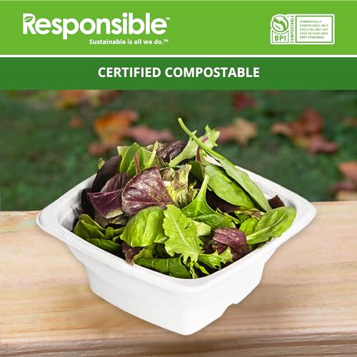 Responsible Products 32 oz (50 Count) / Natural Brown / Casual Bowls