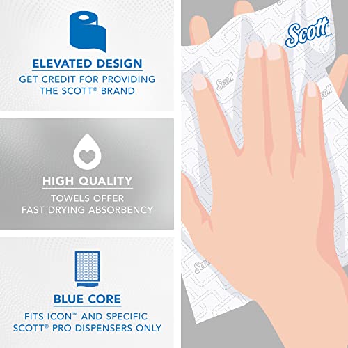 Scott Professional Blue/White / 1150 Feet (Pack of 6) / Blue Core Paper Towels