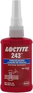 Loctite 1329467 243 Blue Medium Strength Threadlockers, 1.69 Ounces, 50 mL, 3/4" Thread | 3/4" Thread