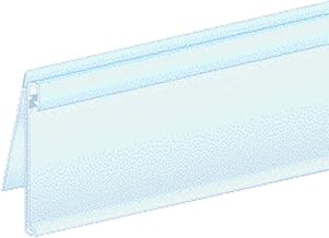 Label Holders for Shelves with Moldings ClearGrip Plastic Extra Duty - 1 1/4"H x 47 7/8"L