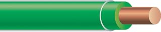 Southwire THHN Building Wire, Copper, 14 AWG, 1C, Green, Solid, 2500 FT