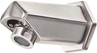 Krowne 16-675 Royal Series Electronic Faucet, Diamond Series Single Hole Wall Mount, Infrared Sensor Faucet, Battery Operated, Mechanical Mixing Valve, 2.20 GPM Aerator