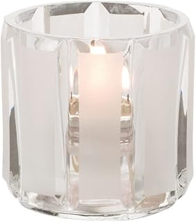 Hollowick 5690C+SC Crystal And Satin Votive Holder