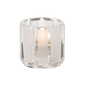 5690C+SC Crystal And Satin Votive Holder by Hollowick – Glass, Clear, Model 5690C_SC