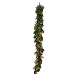 72" Magnolia Leaf Garland Green by Napa Home & Garden – 72" length, Plastic, Green, Model DI1271
